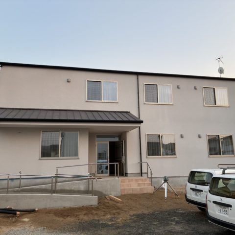 足場が取れました。